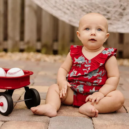 Miniatura 41 de Burt's Bees Baby Mameluco para bebé, 100% algodón orgánico, traje corto de una pieza para niñas recién nacidas a 24 meses