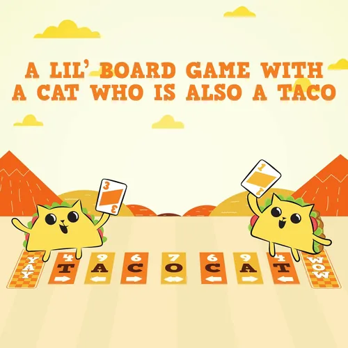 Miniatura 4 de Exploding Kittens Tacocat Spelled Backwards para 2 Jugadores - Edades 7+ - 15 Minutos de Juego - Juego de Mesa Inteligente para Familia - Juego