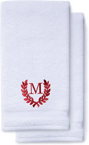 Miniatura 101 de Toallas de mano decorativas y con monograma para baño, cocina, maquillaje Regalo personalizado para boda-nupcial Toalla turca de lujo