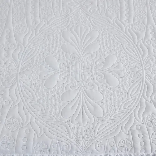 Miniatura 8 de CHIXIN Colcha con falda con volantes, tamaño Queen, caída de 30 pulgadas de largo, estilo Shabby Chic, funda de cama ligera, juego de 3 piezas, 3