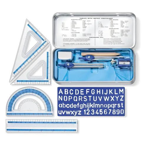 Staedtler paquete de herramientas de dibujo para matemática (557 10 BN 02)