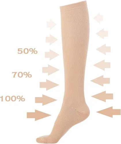 Miniatura 8 de NOVAYARD Calcetines de compresión para hombres y mujeres graduados 15-20 mmHg (4 pares)
