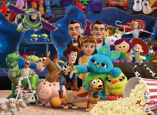 Miniatura 2 de Ravensburger Disney Pixar Toy Story 4 - Rompecabezas de 1000 piezas para niños Formas únicas Superficie sin reflejos Certificado FSC