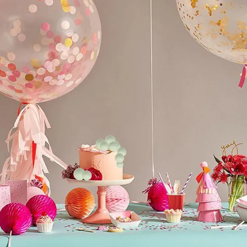 Miniatura 4 de Rsstarxi 30 piezas de mini globos y bolas de espuma para tartas – Insertos de pastel de bricolaje para bodas, aniversarios y decoraciones de fiesta