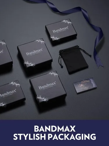 Miniatura 7 de Bandmax Anillos de sello para hombre, acero inoxidable, chapado en oro de 14 quilates, negro, minimalista, simple, anillo para hombres y mujeres