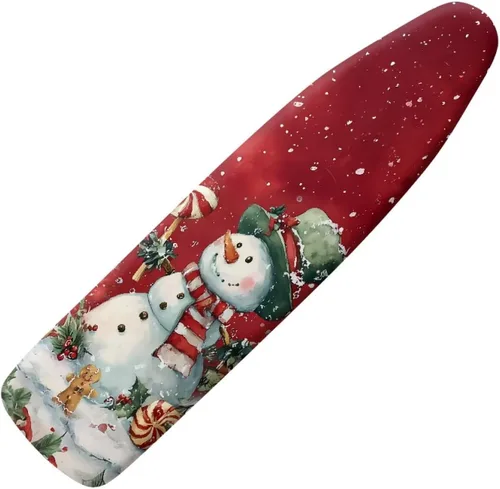 Miniatura 43 de Funda floral a prueba de arañazos para tablas de planchar de tamaño estándar, reflectante, con 3 ganchos y bucles para decoración de tablas de 15 x