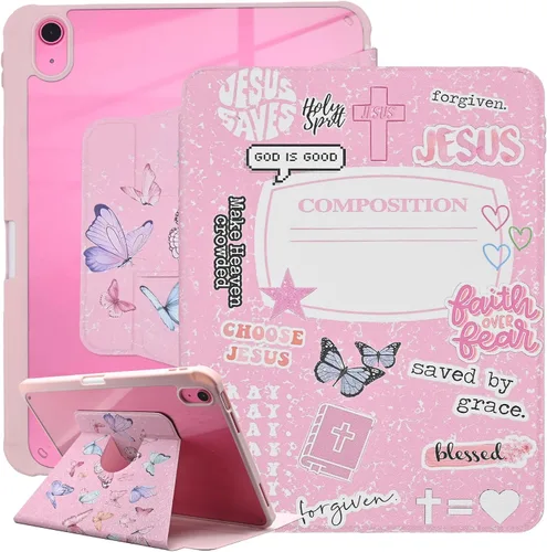 Miniatura 14 de Funda giratoria para iPad (A16) 11ª generación de 11 pulgadas (2025), iPad 11ª generación de 10.9 pulgadas (2022), funda tipo cartera de piel PU