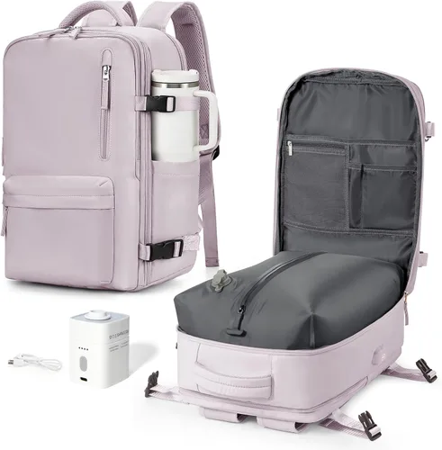 Miniatura 42 de VGCUB Mochila Grande de Viaje de Trabajo y Negocios Equipaje de Mano Aprobado para Vuelo Mochila para Laptop para Mujeres y Hombres Mochila