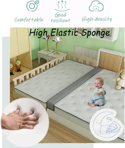 Miniatura 4 de Relleno de espacio de puente de cama de tamaño personalizado, conector de sofá, extensor de colchón para cama individual/Queen/King, cojín