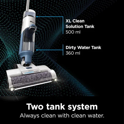 Miniatura 9 de Aspiradora Shark WD201 HydroVac inalámbrica Pro XL 3 en 1, sistema de limpieza con mopa y autolimpieza con cepillo antimicrobiano* y solución