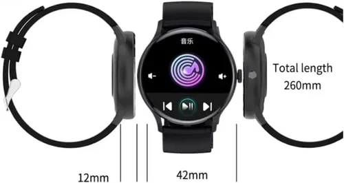 Miniatura 4 de JK103 SmartWatch TFT Display Sports Bracelet Reloj despertador