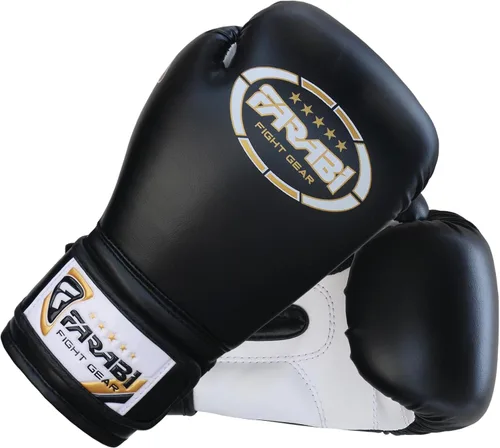 Miniatura 5 de Farabi Sports Guantes de boxeo para niños de 4, 6, 8 onzas, guantes de boxeo para niños, guantes de boxeo juveniles, guantes de boxeo para niños