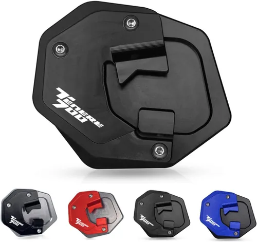 Soporte lateral de motocicleta compatible con Tenere 700 XTZ 700 T7 2019-2023 Negro XTZ690 Tenere 2019-2021 Tenere 700 Rally 2020-2023 Tenere 700