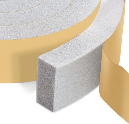 Miniatura 9 de Cinta de espuma de alta densidad para aire acondicionado para ventana, 1 x 1 pulgada de grosor con adhesivo para aislamiento de CA de ventana