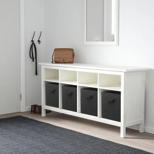 Miniatura 4 de PowerKing Cubos de almacenamiento plegables con asas, contenedores plegables de tela para estantes de armario, contenedores de almacenamiento
