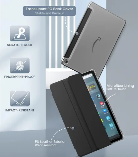 Miniatura 3 de MoKo Funda compatible con tablet Amazon Kindle Fire Max 11 (13ª generación, versión 2023) de 11 pulgadas, funda delgada de piel sintética