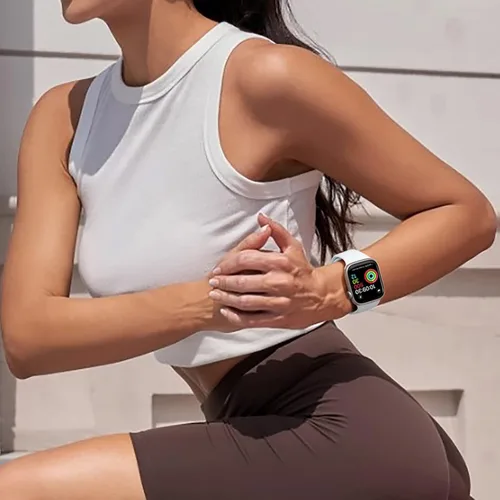 Miniatura 5 de Maledan Paquete de 6 correas compatibles con Apple Watch de 38mm 40mm 41mm 42mm 44mm 45mm 46mm 49mm, mujeres y hombres, correa deportiva de silicona