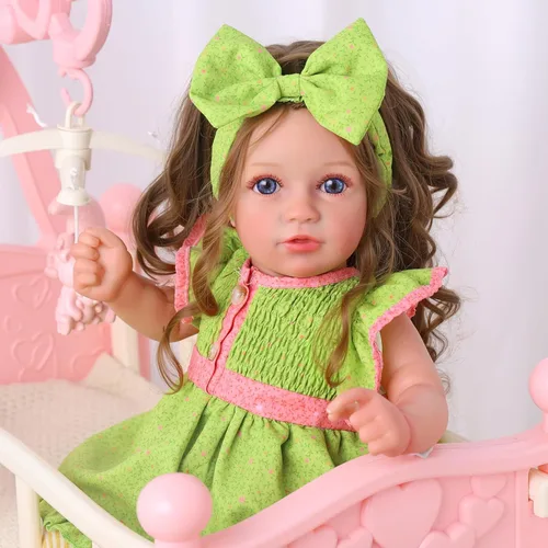 Miniatura 16 de BABESIDE Dara - Muñecas de bebé recién nacidas realistas de 20 pulgadas, hechas a mano, con ropa y accesorios de juguete, regalo para niños a partir
