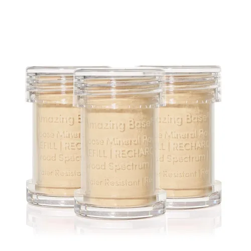 Miniatura 23 de jane iredale Amazing Base - Polvo mineral suelto, base luminosa con SPF 20, sin aceite, sin talco y sin peso, vegano y libre de crueldad animal