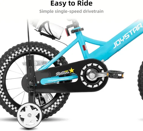 Miniatura 6 de Joystar - Little Daisy - Bicicleta infantil, unisex, para niños de 2 a 7 años, de 12, 14 y 16 pulgadas, con asiento para muñeca, serpentinas