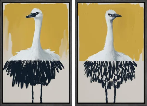 Miniatura 115 de SIGNWIN Lienzo enmarcado para pared, ilustraciones abstractas texturizadas en tonos beige terrosos, arte moderno, decorativo, contemporáneo