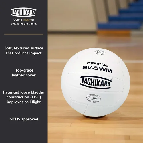 Miniatura 2 de Tachikara pelota de voleibol, piel de grano completo