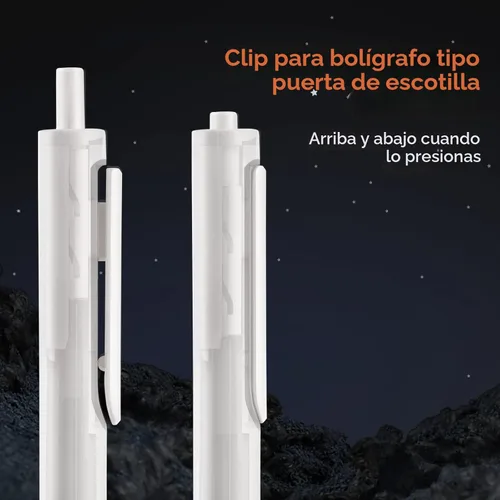 Miniatura 4 de WRITECH Bolígrafos de gel de punta fina: 0.020 in, sin manchas ni manchas, bolígrafo de tinta negra, haga clic para diario, bocetos, dibujo, toma