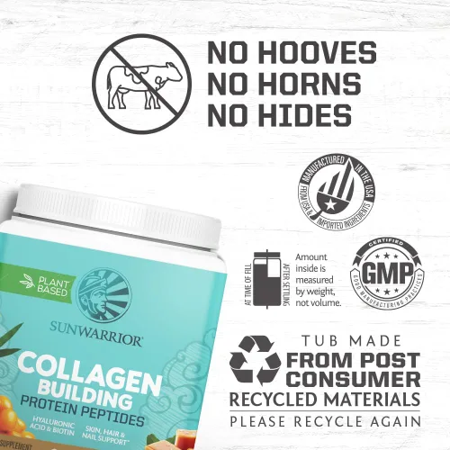 Miniatura 3 de Polvo de Proteína de Colágeno Vegano para Mujeres con Sílice, Polvo de Colágeno a Base de Plantas con Vitaminas Veganas para Cabello, Piel y Uñas
