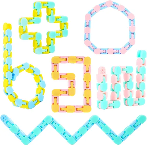 Miniatura 7 de Woosir Paquete de 24 juguetes sensoriales para ansiedad Wacky Tracks Fidget, regalos para el día de San Valentín, premios escolares para Regular