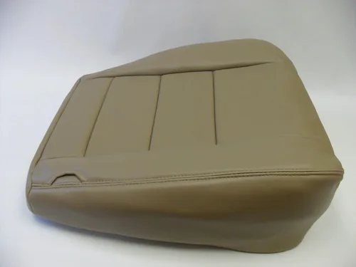 Miniatura 4 de 2002 a 07 para Ford F-250 Lariat Driver & Passenger Bottom Fundas de asiento de cuero TAN