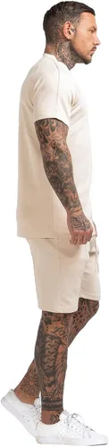 Miniatura 5 de GINGTTO Conjunto corto de 2 piezas para hombre conjunto casual de verano