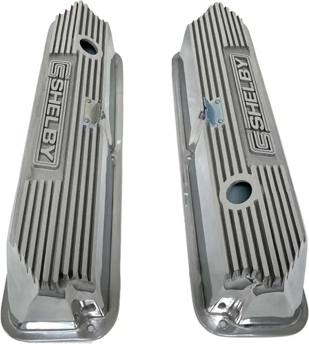 Miniatura 4 de Compatible con Ford FE Tall Shelby Valve Covers – Pulido – Aluminio fundido – Ansen USA