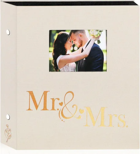 Miniatura 12 de Lanpn Álbum de fotos de boda de 4 x 6 pulgadas, 2 paquetes, cada paquete tiene capacidad para 50 imágenes, mini álbumes de fotos de boda