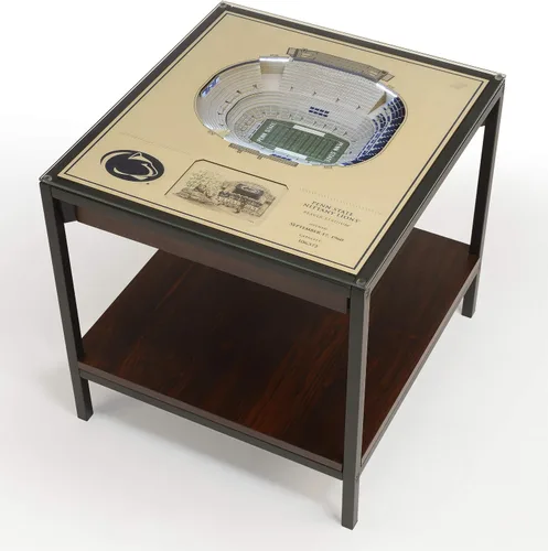 Miniatura 30 de YouTheFan NCAA - Mesa auxiliar iluminada StadiumView de 25 capas