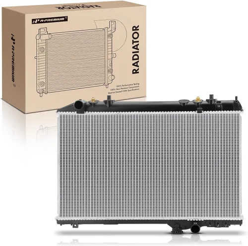 A-Premium Radiador de refrigerante del motor con enfriador de aceite de transmisión compatible con Toyota Supra 1986-1992 L6 3.0L, transmisión