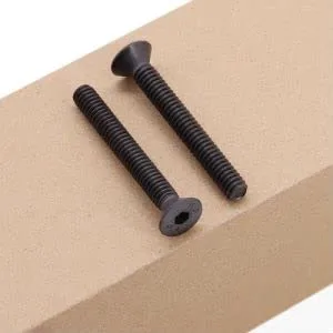 Miniatura 4 de 5/16-18 x 1-1/2" (12 PCS) Tornillos de cabeza plana, acabado de óxido negro, tornillos de cabeza avellanada, acero de aleación de grado 10.9, rosca