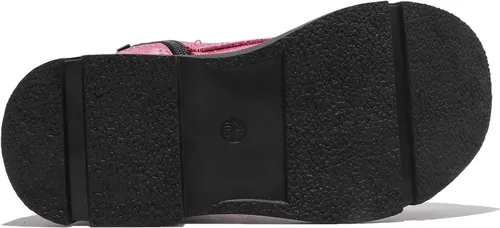 Miniatura 8 de DADAWEN Botas de tobillo con purpurina para niños y niñas, zapatos de combate impermeables con cremallera lateral para niños pequeños, niños grandes