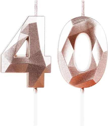 Miniatura 114 de Velas de cumpleaños número 15, velas número 15, velas de feliz cumpleaños de oro rosa para pastel, decoraciones de cobertura de pastel de diseño 3D
