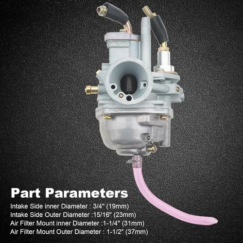 Miniatura 4 de Carburador Predator para Polaris Predator 50 04-07, Predator 90 01-03, Sportsman 90 01-06, Scrambler 50/90 01-03 con caja de filtro de aire y kit