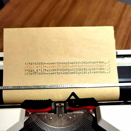 Miniatura 4 de Máquina de escribir manual retro antigua, máquina de escribir manual portátil tradicional, máquina de escribir vintage para un flujo nostálgico
