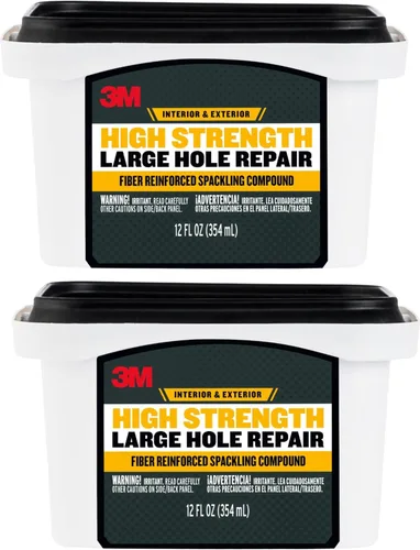 Miniatura 11 de 3M Compuesto reforzado con fibra de alta resistencia, 12 onzas., ideal para grietas de reparación de agujeros grandes y superficies dañadas