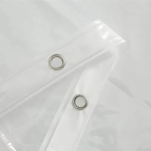 Miniatura 6 de AooHome Eva - Forro de ducha pequeño de 36 x 72 pulgadas, cortina de baño transparente de calibre 8 con ganchos, imanes inferiores, impermeable