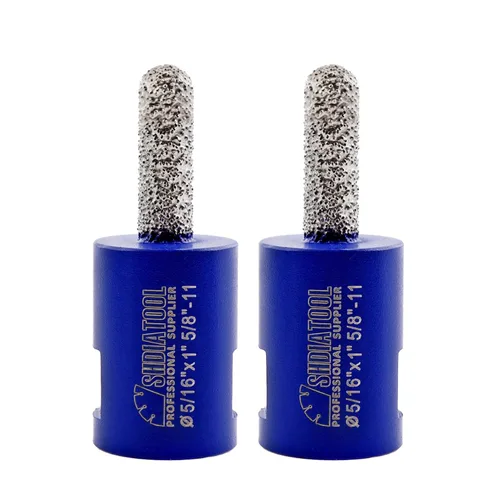 Miniatura 6 de SHDIATOOL Broca de mortero de diamante de 5/16 pulgadas x 1 pulgada para mortero viejo soplado ladrillos dañados o eliminación de piedra natural
