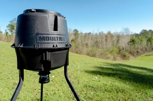 Miniatura 5 de Moultrie Alimentador para venados estándar - Alimentador de juego programable de 200 lb. - Alimentador de vida silvestre controlado remotamente