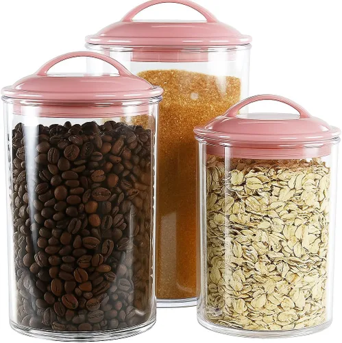 Miniatura 3 de Reston Lloyd, recipientes herméticos de almacenamiento de alimentos sin BPA, para cereales, pasta, azúcar, café, harina, galletas, té suelto