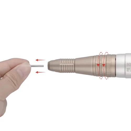 Miniatura 7 de 35000RPM Taladro Eléctrico de Arte de Uñas Pluma Mango Amoladora Chuck 0.093 in/0.118 in/0.118 in/0.125 in Herramienta de Pedicura Manicura