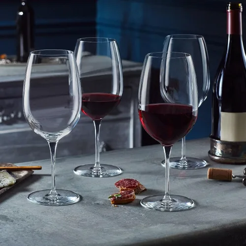 Miniatura 2 de Libbey Signature Kentfield - Juego de 4 copas de vino sin plomo de 20 onzas para vino tinto, blanco y rosado, aptas para lavavajillas, viene con una