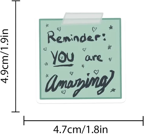 Miniatura 8 de 100 unidades de calcomanías motivacionales de autoafirmación, calcomanías impermeables con citas inspiradoras para botellas de agua, laptop, álbum