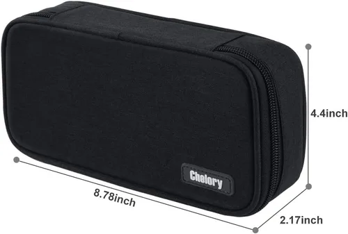 Miniatura 5 de Chelory Estuche para Lápices de Gran Capacidad, Bolsa Grande para Lápices, Estuche para Bolígrafos, Porta Lápices y Marcadores, Bolsa