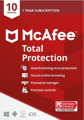 Miniatura 8 de McAfee Protección total 2022 3 dispositivos Software de seguridad antivirus de Internet VPN, administrador de contraseñas, monitoreo de web